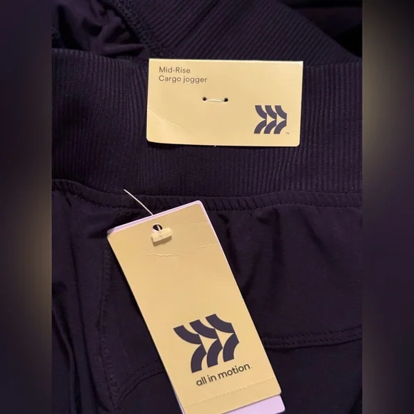 All in Motion Black Jogger Track Pants - Picture 8 of 9